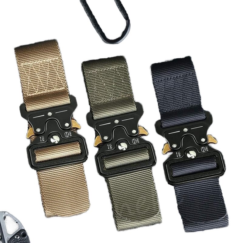 Tactical Belt Supplier - Quick Release Zinc Alloy Buckle Custom Color