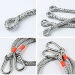 UHMWPE Rope Factory - Custom Double Braided for Winch Towing Boat