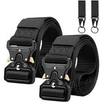 Tactical Belt Supplier - Quick Release Zinc Alloy Buckle Custom Color