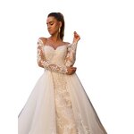 Mermaid Wedding Dress Manufacturer - OEM/ODM Luxury Lace Strapless Gown