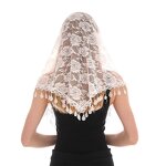 Mantilla Veil Manufacturer - OEM/ODM White Lace Church Shawl for Muslim Women