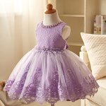 Princess Party Dress Manufacturer - OEM Applique Embroidered Knee-Length Gown