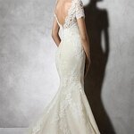 Mermaid Wedding Dress Manufacturer - OEM/ODM Elegant Lace V-Neck Wedding Gown