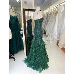 Evening Dress Manufacturer - OEM/ODM Sparkly Beading High Slit Mermaid Dress