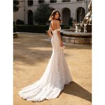 Wedding Gown Manufacturer - OEM/ODM Off-Shoulder Lace Floral Bridal Gown