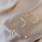 Pearl Jewelry Set Manufacturer - OEM/ODM Classic Light Luxury Wedding Party Set