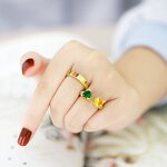 Jewelry Set Manufacturer - OEM Custom Three-Piece Wedding Knot Ring Earrings Set