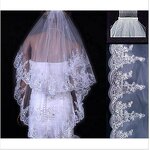 Bridal Veil Manufacturer - OEM/ODM Korean Flower Embroidery Single Layer Veil