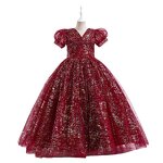Children's Puffy Dress Manufacturer - OEM Custom Bubble Sleeve Wedding Skirt