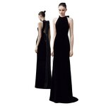 Evening Dress Manufacturer - OEM/ODM Sexy Plunging Neckline Long Party Dress