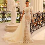 Evening Dress Manufacturer - OEM/ODM Embroidered Blue Slit Halter Fairy Dress