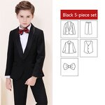 Children's 5-Piece Suit Manufacturer - OEM Custom Wedding Blazer Costume