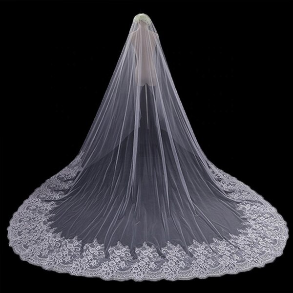 Bridal Veil Manufacturer - OEM/ODM Luxury Rhinestone Fairy Long Tail Veil