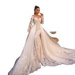 Mermaid Wedding Dress Manufacturer - OEM/ODM Luxury Lace Strapless Gown