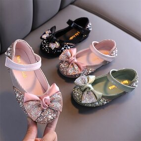 Girl Princess Shoes Manufacturer - OEM/ODM Sequin Rhinestone Shiny Dancing Shoes