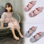 Children's High Heels Manufacturer - Wholesale OEM Fashion Pearl Crystal Shoes
