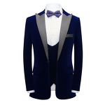 Men's Suit Manufacturer - OEM Custom Printed Black White Stripe Performance Suit