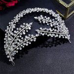Bridal Headdress Manufacturer - OEM/ODM Handmade Pearl Crystal Flower Garland