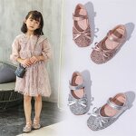 Children's High Heels Manufacturer - Wholesale OEM Fashion Pearl Crystal Shoes