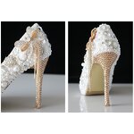 Wedding Shoes Manufacturer - OEM/ODM Satin Pointed Toe 6cm Heel Bridesmaid Shoes