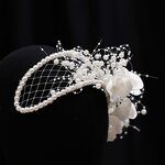 Bridal Crown Headdress Manufacturer - OEM/ODM Korean Crystal Lace Flash Headpiece