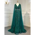 Evening Dress Manufacturer - OEM/ODM Luxury Detachable Train Beaded Gown
