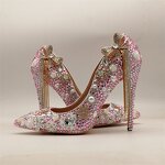 Wedding Shoes Manufacturer - OEM/ODM Satin Pointed Toe 6cm Heel Bridesmaid Shoes