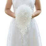 Wedding Bouquet Manufacturer - Wholesale OEM Blue White Creative Nordic Bouquet