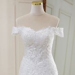 Mermaid Wedding Dress Manufacturer - OEM/ODM Sexy Lace Short Sleeve Gown