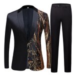Men's Suit Manufacturer - OEM/ODM Sequin Stage Chorus Wedding Groom MC Suit