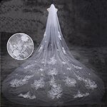 Bridal Veil Manufacturer - OEM/ODM Luxury Rhinestone Fairy Long Tail Veil