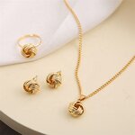Jewelry Set Manufacturer - OEM/ODM Women Three-Piece Wheat Pearl Necklace Set