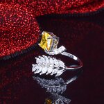 Zircon Ring Manufacturer - Wholesale OEM Gold Plated Hip Hop Flash Diamond Ring