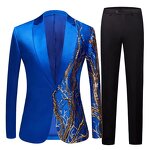 Men's Suit Manufacturer - OEM/ODM Sequin Stage Chorus Wedding Groom MC Suit