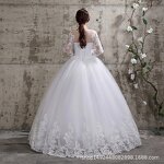 Wedding Dresses Manufacturer - OEM/ODM Elegant Lace Long Sleeve Bridal Gown