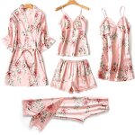 Women's Pajamas Set Manufacturer - OEM/ODM Sexy Hollow Silk Robe Two-Piece Set