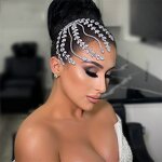 Bridal Hair Comb Manufacturer - Wholesale OEM Hand-Woven Rhindiamonds Silver Leaf