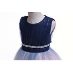 Flower Child Dress Manufacturer - OEM Custom Royal Blue Vest 0-6 Years