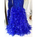 Evening Dress Manufacturer - OEM/ODM Sparkly Beading High Slit Mermaid Dress