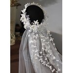 Bridal Hair Hoop Manufacturer - OEM/ODM Flower Net Yarn Wide Edge Pearl Hoop