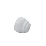 Ceramic Jar Supplier - 40-150ml White Slanted Shoulder Skin Care