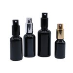 Glass Spray Bottle Factory - 5-100ml Empty Black Perfume Pump