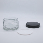 Cosmetic Containers Factory - High Quality 200ml Clear Cream Glass