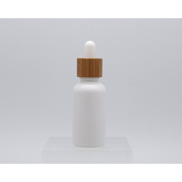 Glass Dropper Bottle Factory - Custom 30ml Pink Flat Shoulder