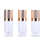 Foundation Bottle Manufacturer - 30ml Square Frosted Glass with Pump