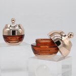 Glass Cosmetic Bottles Supplier - 20-50g Amber Empty for Skincare