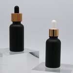 Glass Dropper Bottle Factory - Custom 30ml Pink Flat Shoulder