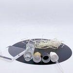 Glass Bottle Supplier - 15-50ml Slender Flat Shoulder Thick Bottom