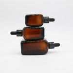 Glass Dropper Bottle Factory - 10-50ml Brown Square Dropper
