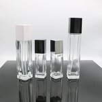 Glass Bottle Supplier - 40-120ml Rectangular High-end with Pump